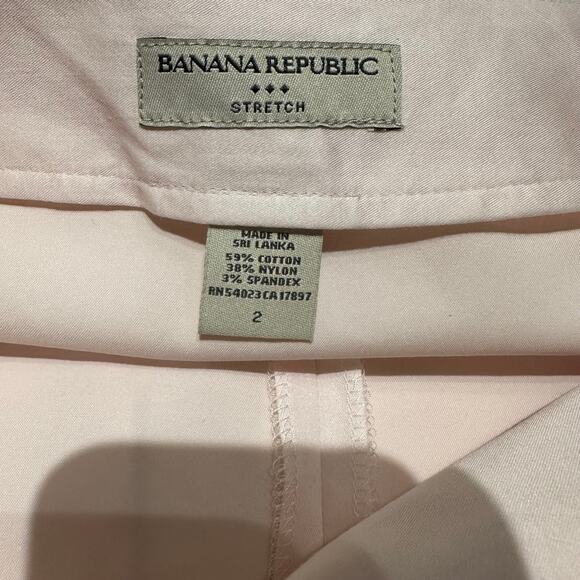 Banana Republic Size 2 Pencil Skirt Timeless Classic Blush Pink Girly Pretty - Picture 5 of 8